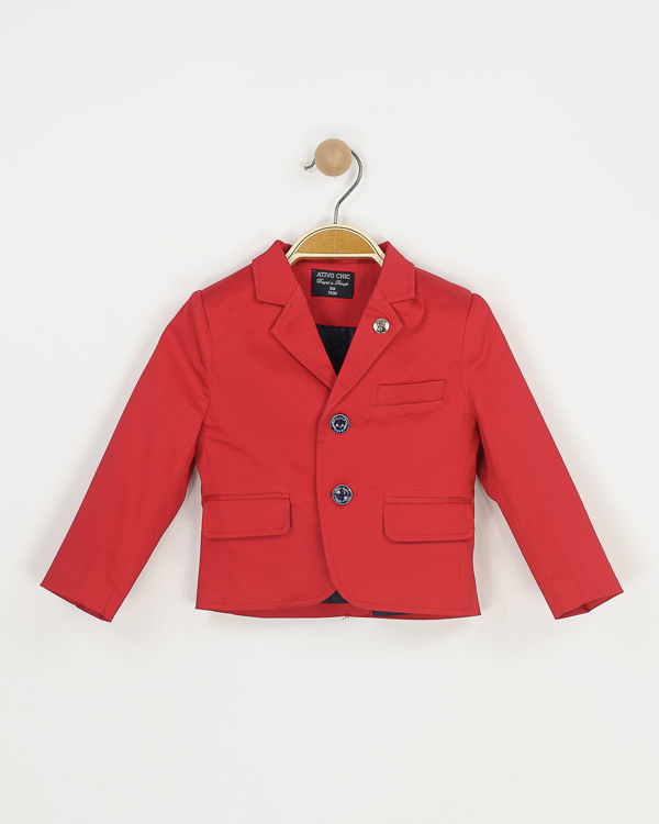 Picture of PB30402 - BOYS SMART RED BLAZER
